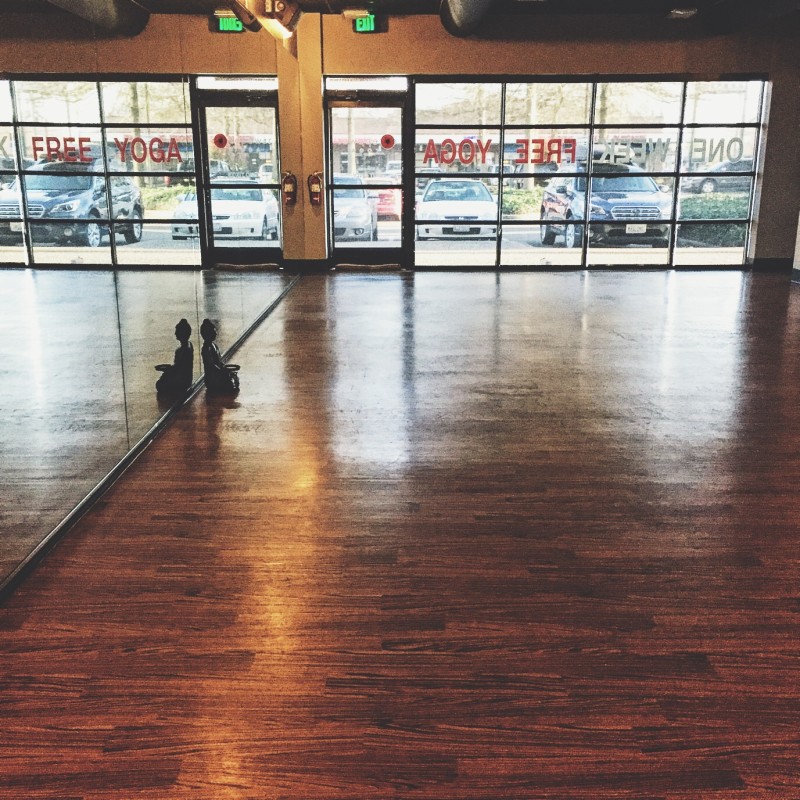 Empty Yoga Studio
