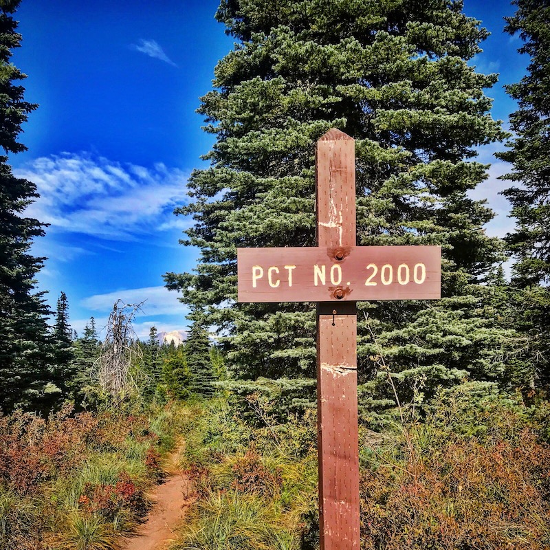PCT Trail Sign