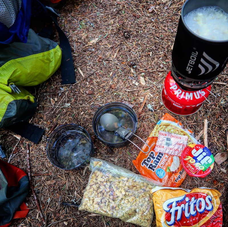 Backpacking Dinner Meal