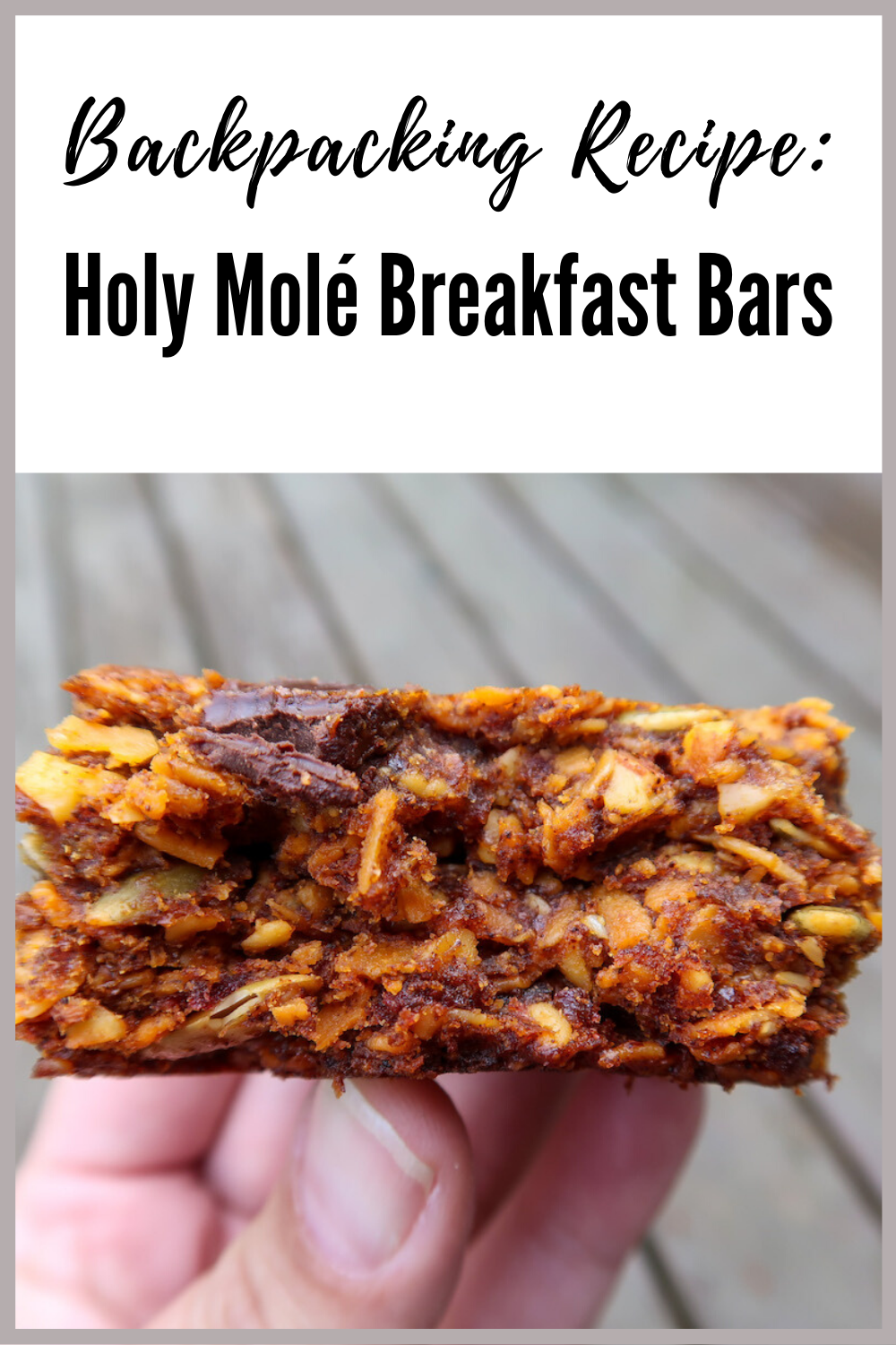 Holy Molé Breakfast Bars