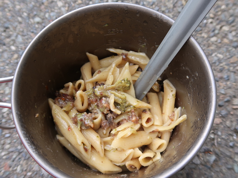 Backpacking Meals DIY Recipe | Dehydrated Pasta Penne Alfredo